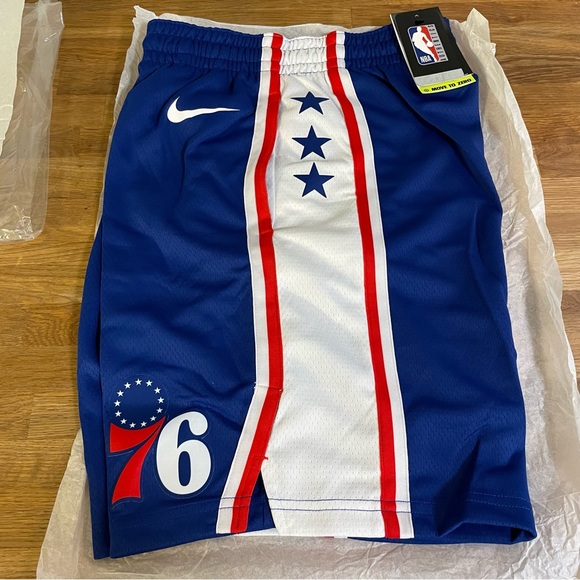 SOLD NEW Nike Men’s 76ers Basketball Shorts (M, 34”) - Picture 3 of 9